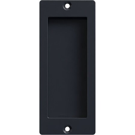 Ekena Millwork Premium 6" Flush Pull For Barn Doors 3/4" Thick or Greater, Dark Gray GB6001FP06DG